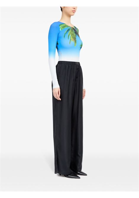 Pantaloni in seta in nero Mm6 maison margiela - donna MM6 MAISON MARGIELA | S52KA0529M35244900